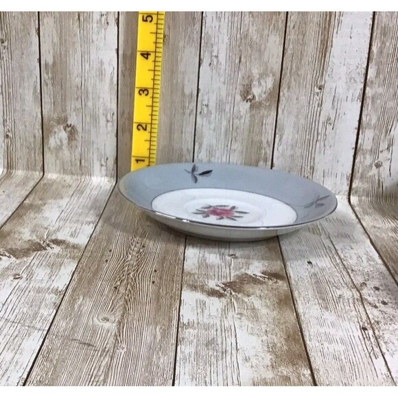 Vintage Seyei Fine China Tea Cup & Saucer Lot of 4 Floral Rose Bella Maria 2129 - Picture 10 of 10